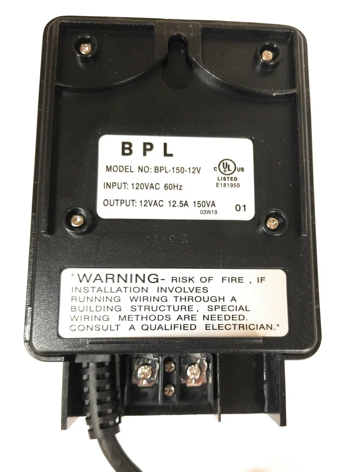 150 WATT 12V LOW VOLTAGE LANDSCAPE LIGHTING TRANSFORMER LED COMPATIBLE - Image 4 of 4