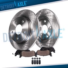 4pc 11.89" Rear Brake Rotors Pads for Ford Escape Mazda Tribute Mercury Mariner