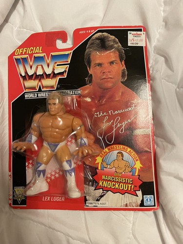 WWF Hasbro Lex Luger Red Card MOC ...