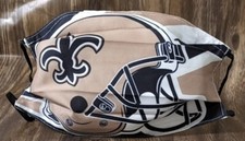 Brand New New Orleans Saints Adult Facemask with Filter Pocket
