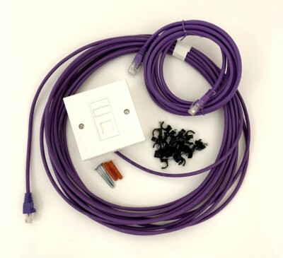 Cat6 internes Ethernet Kabel Netzwerk Verlängerungsset Home Office 100 % Kupfer Posten