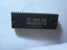 SEC KM6161002BJ-10 64K x 16 Bit High Speed CMOS SRAM 44-Pin SOJ.  USA SELLER
