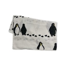 Vintage Penguin Pillow Case - King Size Bedding - Flannel Cotton Arctic Animals