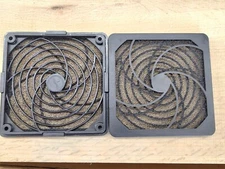 *Lot of 4* Gard Tec Plastic Fan Guard Cover w/ Mesh Filter