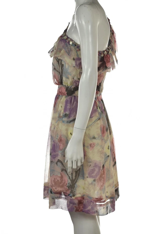 NEW Charlotte Ronson Womens Dress Size 6 Purple Sheath Silk One Shoulder - Image 3 of 4