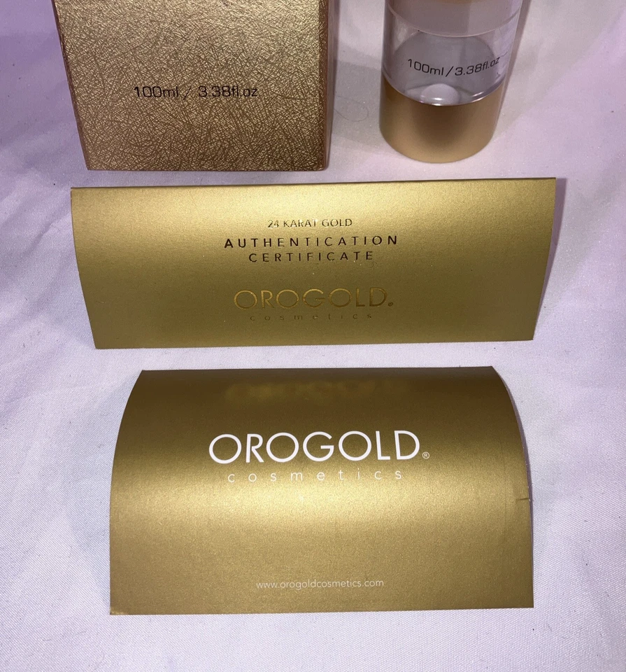 OROGOLD EXCLUSIVE 24K MULTI -VITAMIN DEEP PEELING 3.3 FL OZ. See Description. - Image 3 of 4