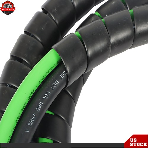 For Semi Truck 3-in-1 15FT Wrap 7 Way ABS Electrical Cables &Rubber Air Line Kit - Picture 10 of 10