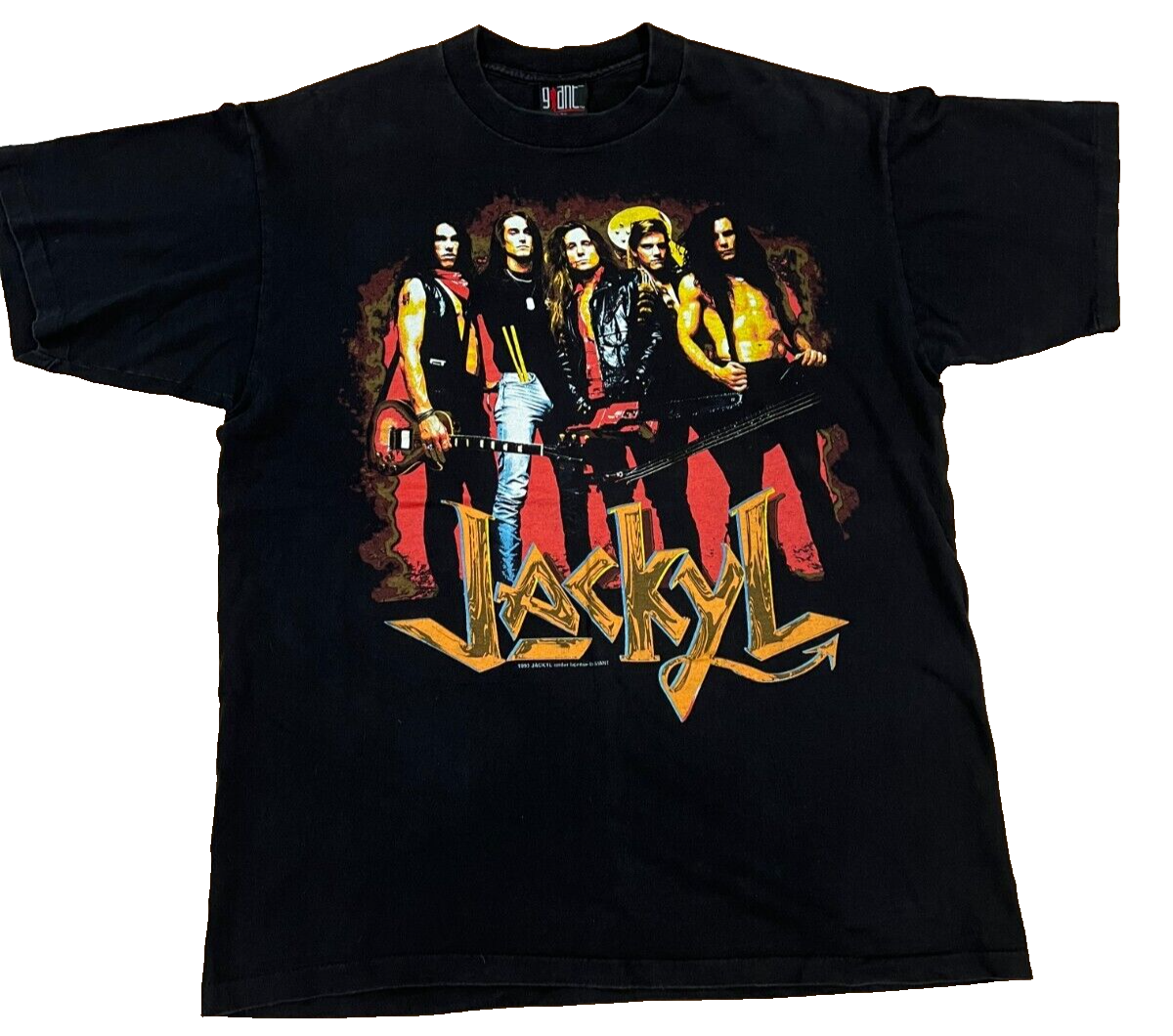 Vintage 1993 JACKYL Me Off Tour T-shirt Giant Tag single stitch XL