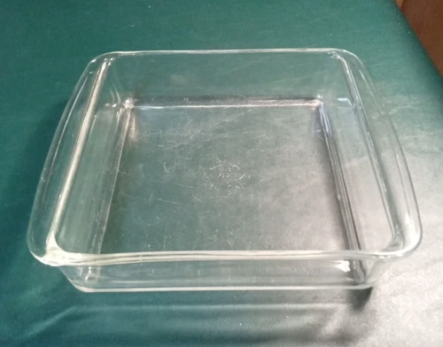 Vintage PYREX Clear 8x8 Baking Dish 222 Square