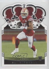 2021 Panini Chronicles Crown Royale Rookie Elijah Mitchell Eli #CR-17 00em