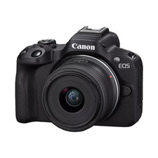Canon EOS R50 Mirrorless Camera with 18-45mm Lens- 24.2 MP Waterproof Smartphone