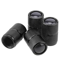 Tire Valve Stem Caps, 4 Pack Wheel Tire Valve Caps, for Universel Black