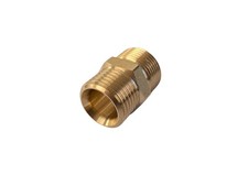 Pressure Washer & Hydraulic Brass Male x Male Coupling 1/2" x M22M 14 mm Bore