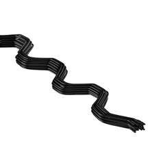 Greenhouse Spring Wire & Aluminum Lock Channel Kit, 20-Piece, 6.56ft PE-Coated
