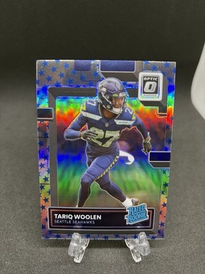 Tariq Woolen 2022 Optic Rated Rookie Stars Emoji Prizm RC #298