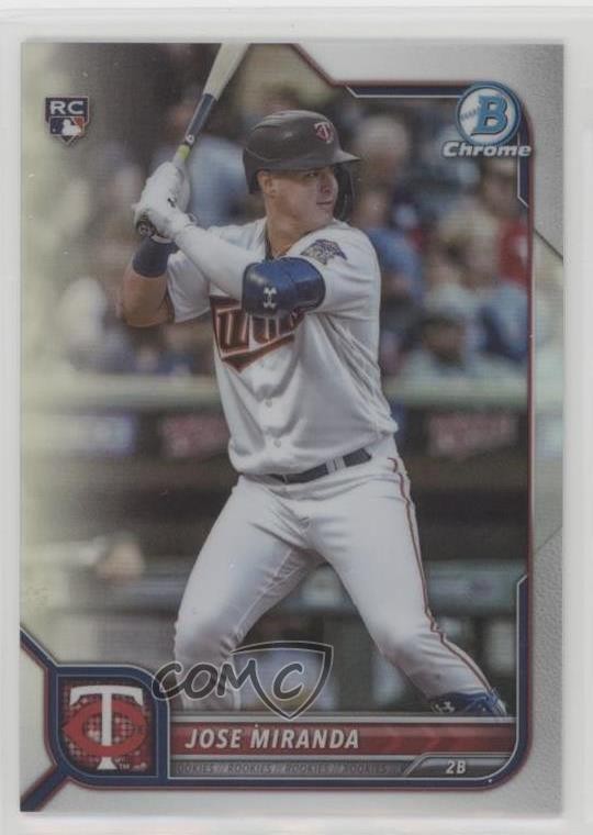 2022 Bowman Chrome Refractor 54/499 Jose Miranda #17 Rookie RC 1e90