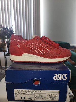 Asics Gel Respector Men's Sz 10 Red/White