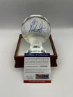 Nolan Ryan Autograph Crystal Baseball with High Quality Display Case PSA/DNA COA