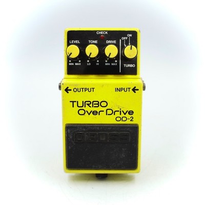 BOSS OD-2 Turbo OverDrive 1986 Made in Japan ACA Guitar Effect Pedal 698000