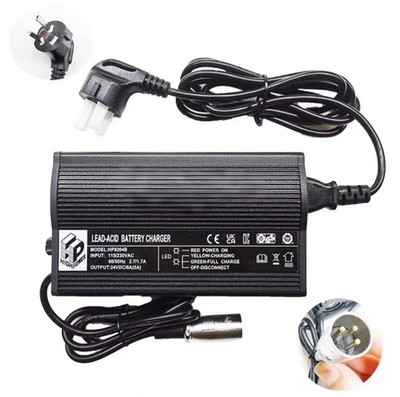 1 Pc New CHILWEE HP8204B Wheelchair Charger 24V 5A