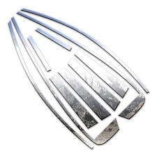 10p Luxury Fx Chrome Window Package Wposts Made For 2007-2012 Nissan Altima