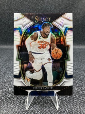 2022 Panini Select - #40 Julius Randle - Concourse White Prizm /149
