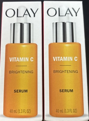 Olay Vitamin C Brightening Serum 1.3 oz. Lot of 2!! NEW