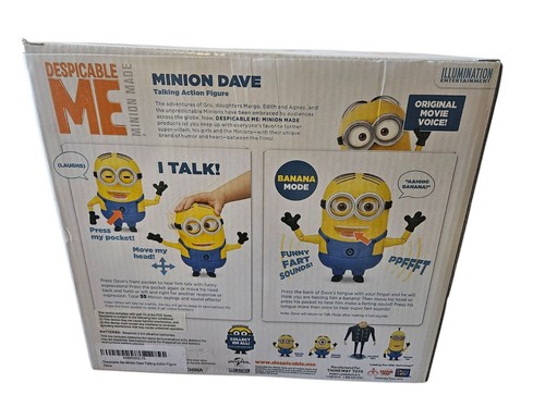 Modellino Cattivissimo Me Minion Dave Talking 9" con 55 detti SCATOLA APERTA - Foto 7 di 12