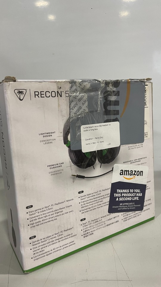 Reconn Icon Turtle Beach Ear Force Recon (TBS-2303-01) 50X Stereo Gaming Headset ...
