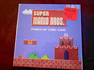 Super Mario Bros Power Up Card Game NEW Sealed Retro NES Art Nintendo