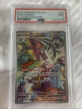 Pokémon TCG Baxcalibur Illustration Rare Card 210/193 Paldea Evolved Psa Mint 9