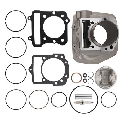 Cylinder Piston Gaskets Top End Rebuild Kit for Kawasaki Bayou 300 KLF300B 89-04