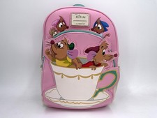 Pink Cinderella Disney Princess Mini Backpack Cosplay Gift Gus and Jaq Teacup