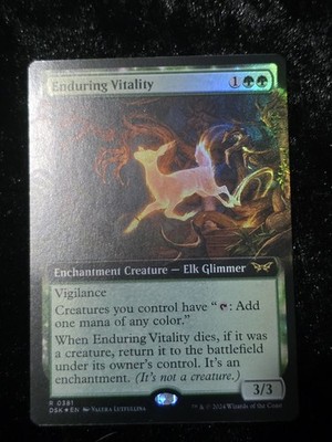 MTG Enduring Vitality (381/499) Duskmourn House of Horror NM FOIL
