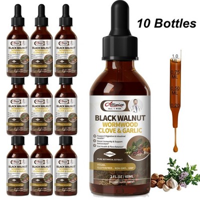 Parasite Cleanse Tincture/Extract-Wormwood,Black Walnut Hull, Clove,Best Quality