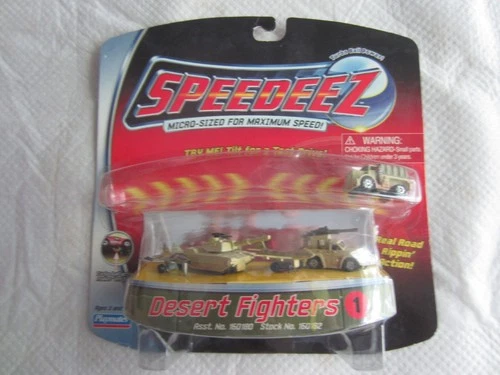 2002 Playmates Toys Speedeez: Micro-Sized Desert Fighters NIP