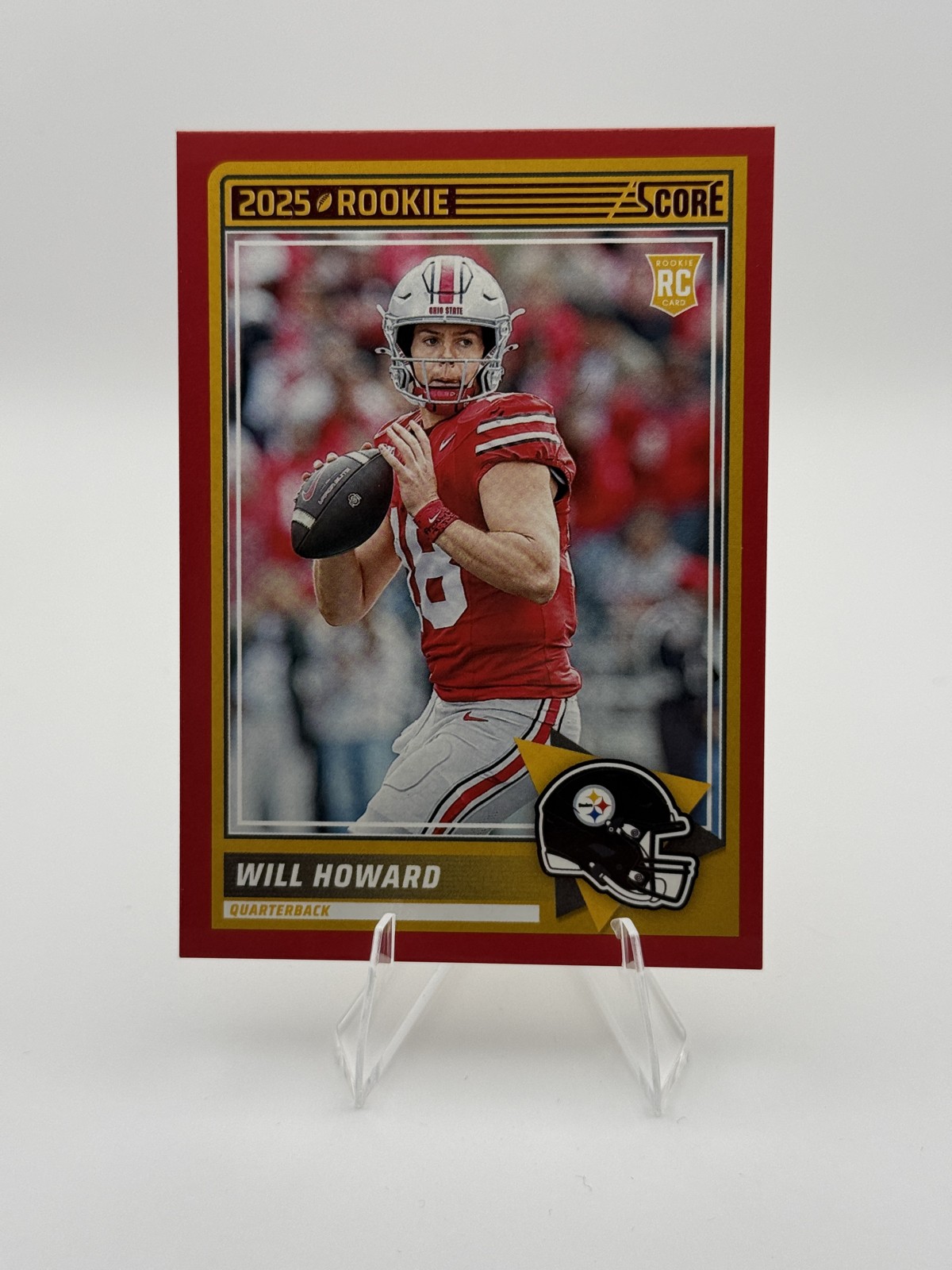 2025 Score - Rookies Will Howard #3 Red (RC)