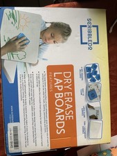 5 Scribbled 9X12  Portable White Boards Magnetic, Dry Erase, For Kids,
