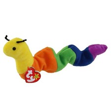 1998 Beanie Baby Inch the Worm Style PVC Pellets Stitch On Neck
