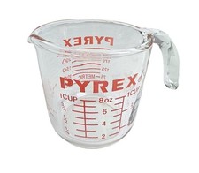 Vintage Pyrex 508 1-Cup Glass Measuring Cup, Corning NY USA