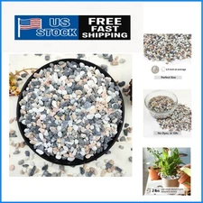 1/5 Inch Irregular Shape Polished River Rocks - Perfect for Plants & Aquariums