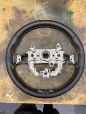 2023 - 2026 Acura Integra Steering Wheel A-spec Black Leather W Yellow Stitching 2023 - 2026 Acura Integra Steering Wheel A-spec Black Leather W Yellow Stitching
