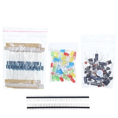 Electronic Component 830 Hole LED Buzzer Capacitor Resistor Basic Starter Kit