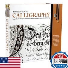 SpiceBox Learn Calligraphy Set for Beginners with Pens and Introduction Book for