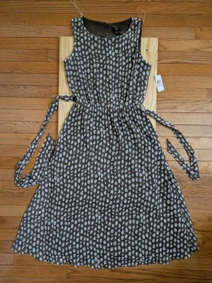 new-with-tags MSRP $59.99 sz 6 JBS flowy fit&flare animal-print-like dress