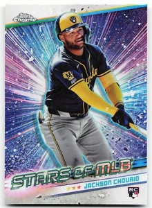 💎 [CHROME SP] 2024 Topps Update #CSMLB-84 Jackson Chourio Stars of MLB Chrome