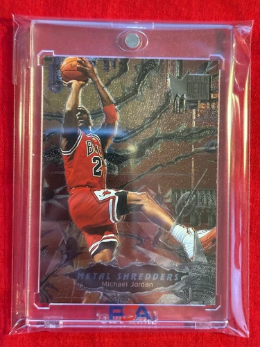 MICHAEL JORDAN 1996-97 FLEER METAL "METAL SHREDDERS" CARD #241