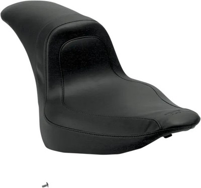 Mustang Black Original 2 Up Fastback 1pc Seat Harley Softail Springer 06