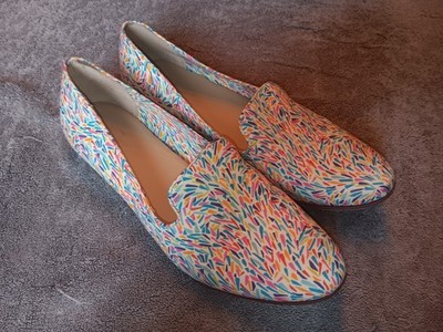 Sebago Hutton Liberty Art Fabrics Flats In Karter Print Women's Sz 10