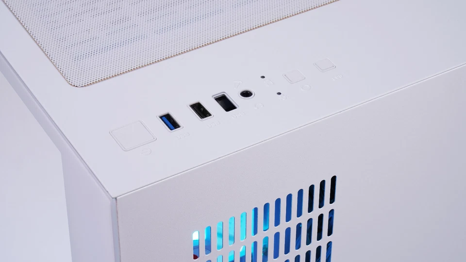 Aquarium PC Gamer Gehäuse Glas Midi Tower Micro ATX ITX Dreamer + 3 Lüfter Weiß - Bild 3 von 4